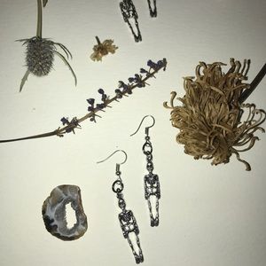 Skeleton earrings